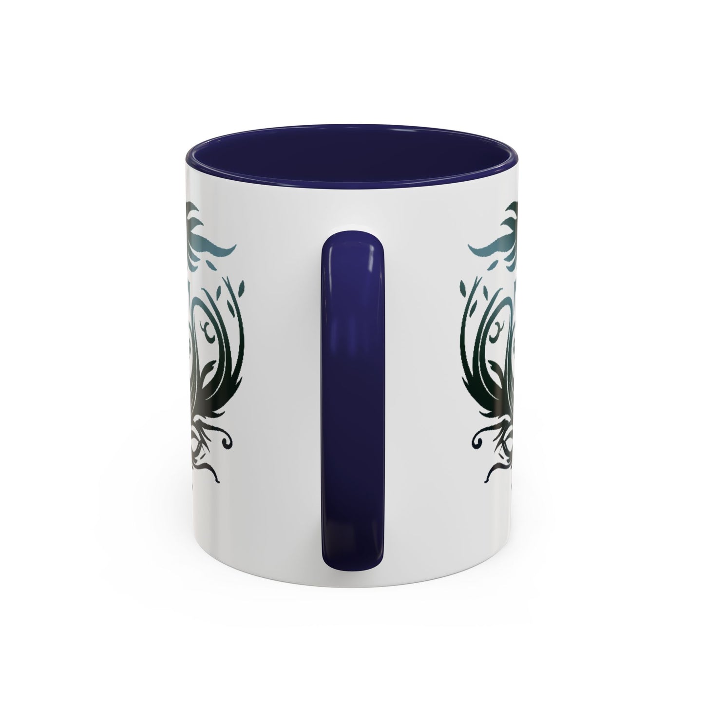 Mythical Green Unicorn Accent Coffee Mug, 11oz