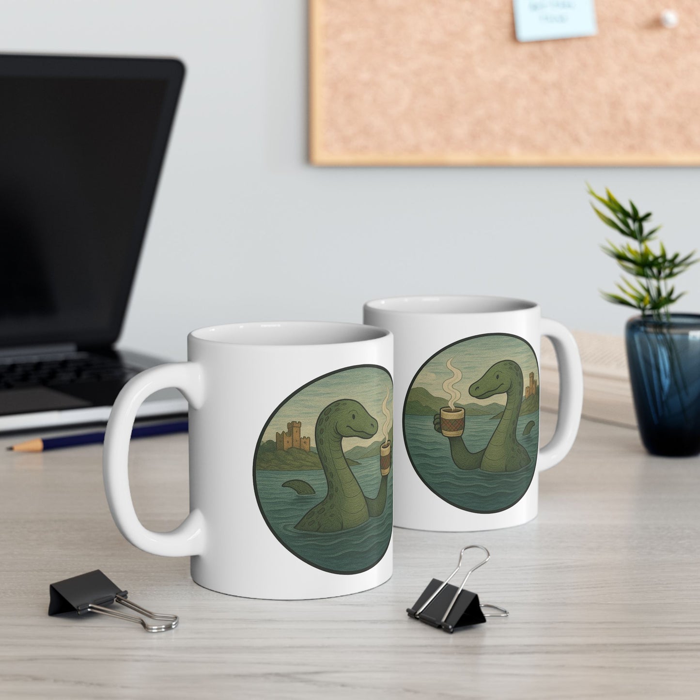 Nessy's N-espresso - Cryptid Coffee Club | Ceramic Mug (11oz & 15oz)