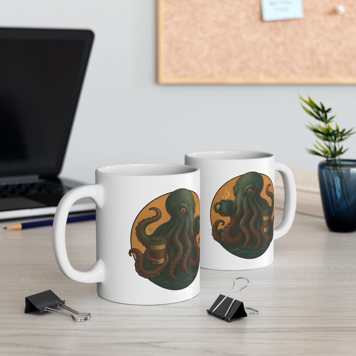 Kraken Kaffeine Mug - Cryptid Coffee Club | Ceramic Mug (11oz, 15oz)
