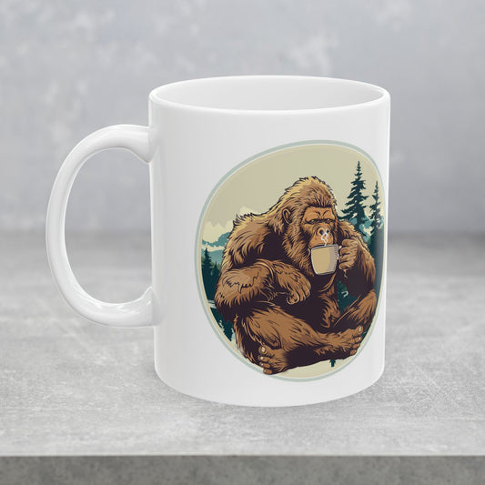 Bigfoot Brew - Cryptid Coffee Club | Ceramic Coffee Mug (11oz & 15oz)