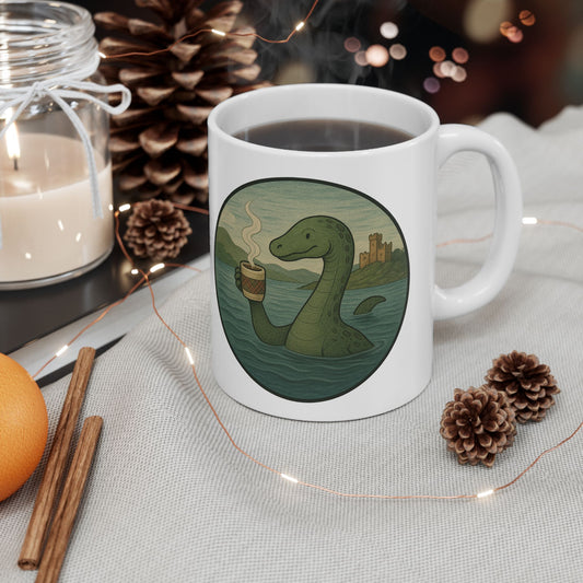 Nessy's N-espresso - Cryptid Coffee Club | Ceramic Mug (11oz & 15oz)