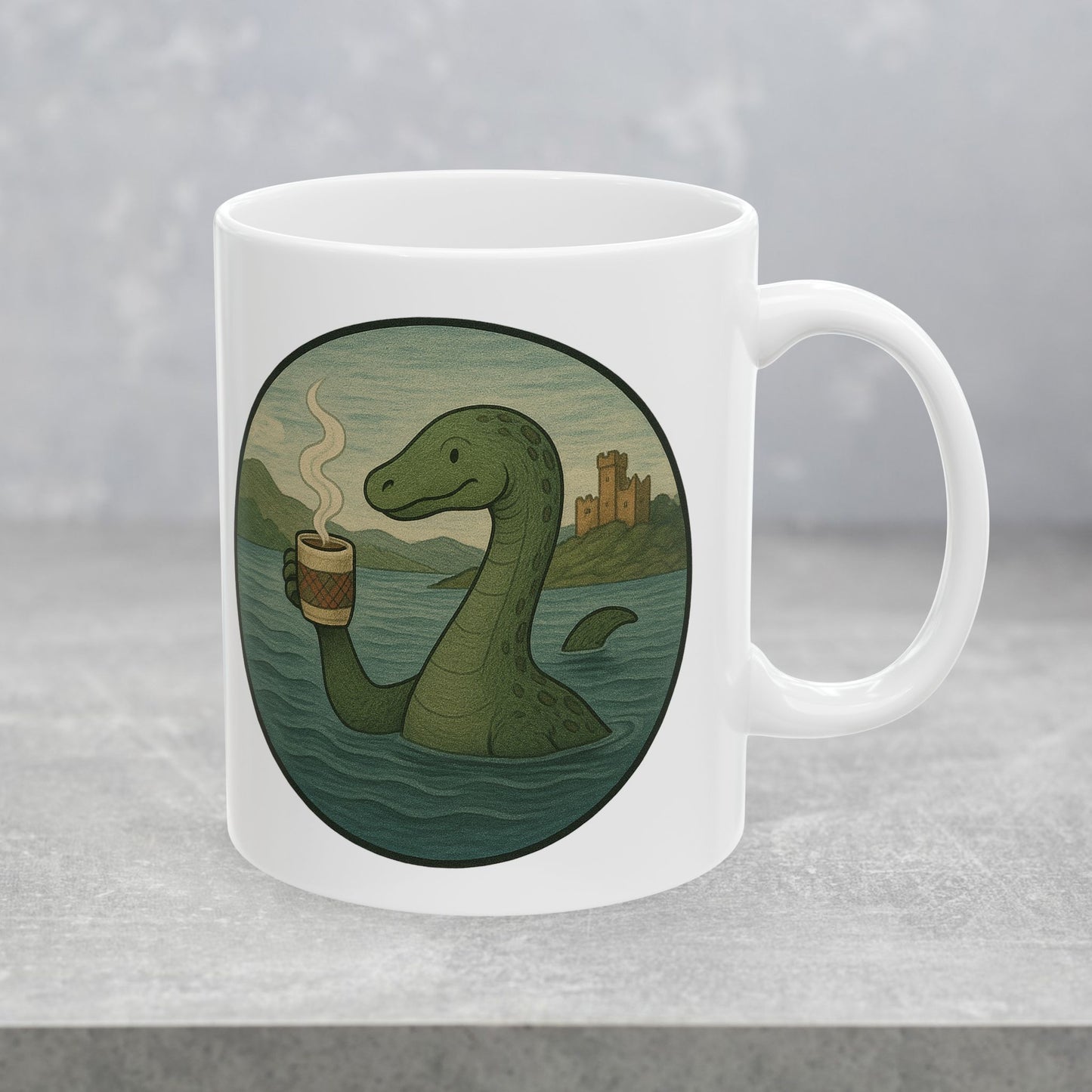 Nessy's N-espresso - Cryptid Coffee Club | Ceramic Mug (11oz & 15oz)