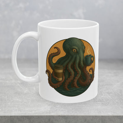 Kraken Kaffeine Mug - Cryptid Coffee Club | Ceramic Mug (11oz, 15oz)