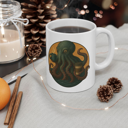 Kraken Kaffeine Mug - Cryptid Coffee Club | Ceramic Mug (11oz, 15oz)