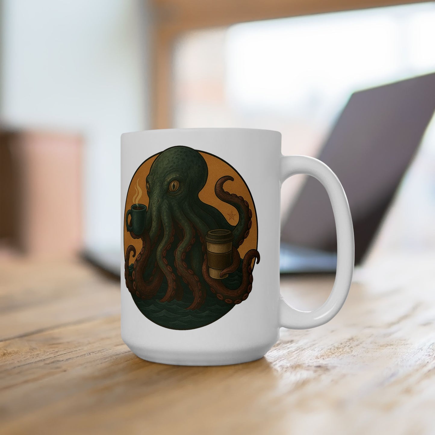 Kraken Kaffeine Mug - Cryptid Coffee Club | Ceramic Mug (11oz, 15oz)