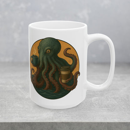 Kraken Kaffeine Mug - Cryptid Coffee Club | Ceramic Mug (11oz, 15oz)