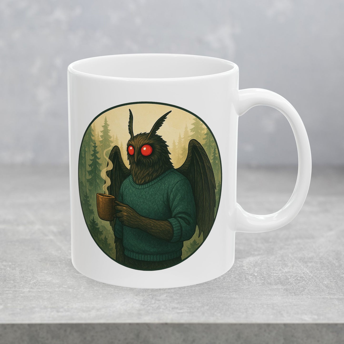 Mothman Mocha Mug - Cryptid Coffee Club | Ceramic mug (11oz & 15oz)