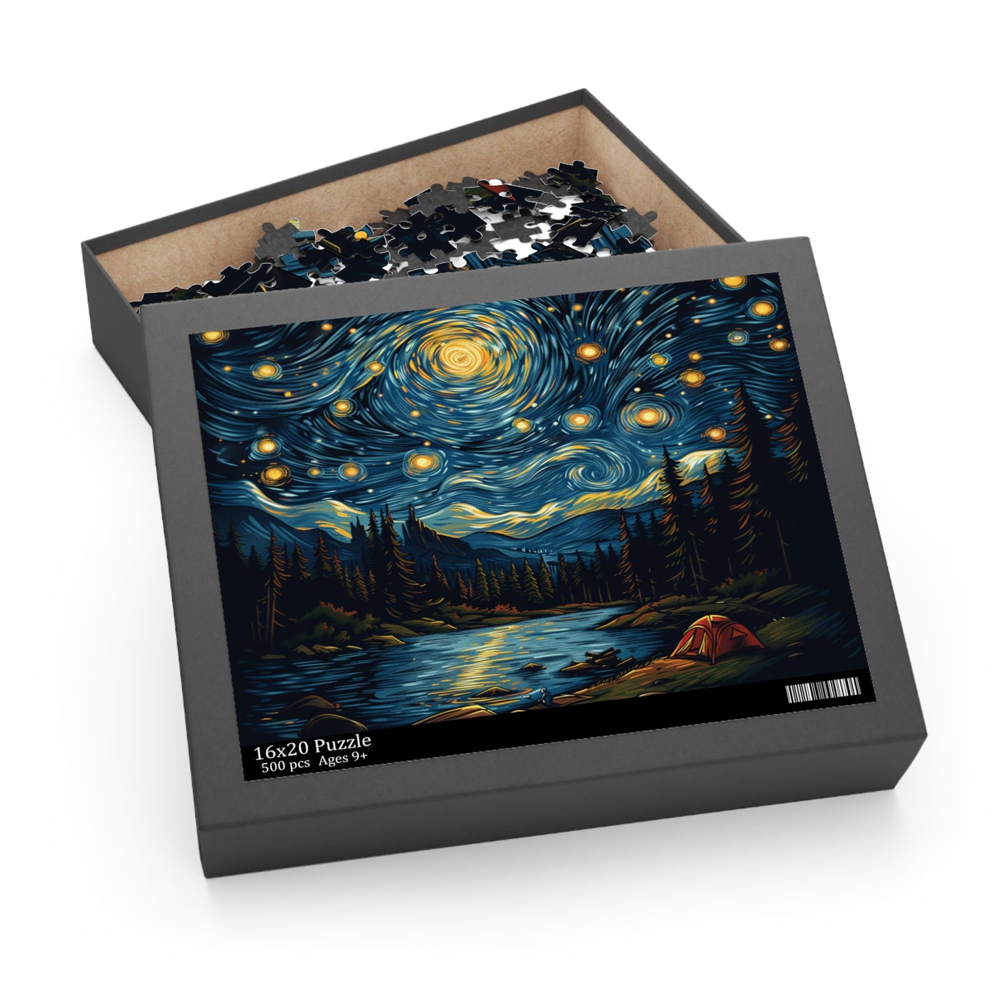 A Starry Night in the PNW Puzzle (500-Piece)