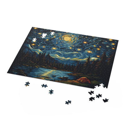 A Starry Night in the PNW Puzzle (500-Piece)