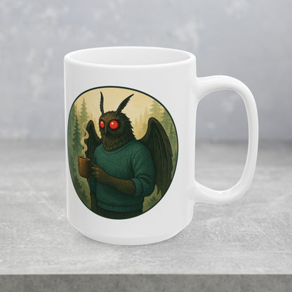Mothman Mocha Mug - Cryptid Coffee Club | Ceramic mug (11oz & 15oz)