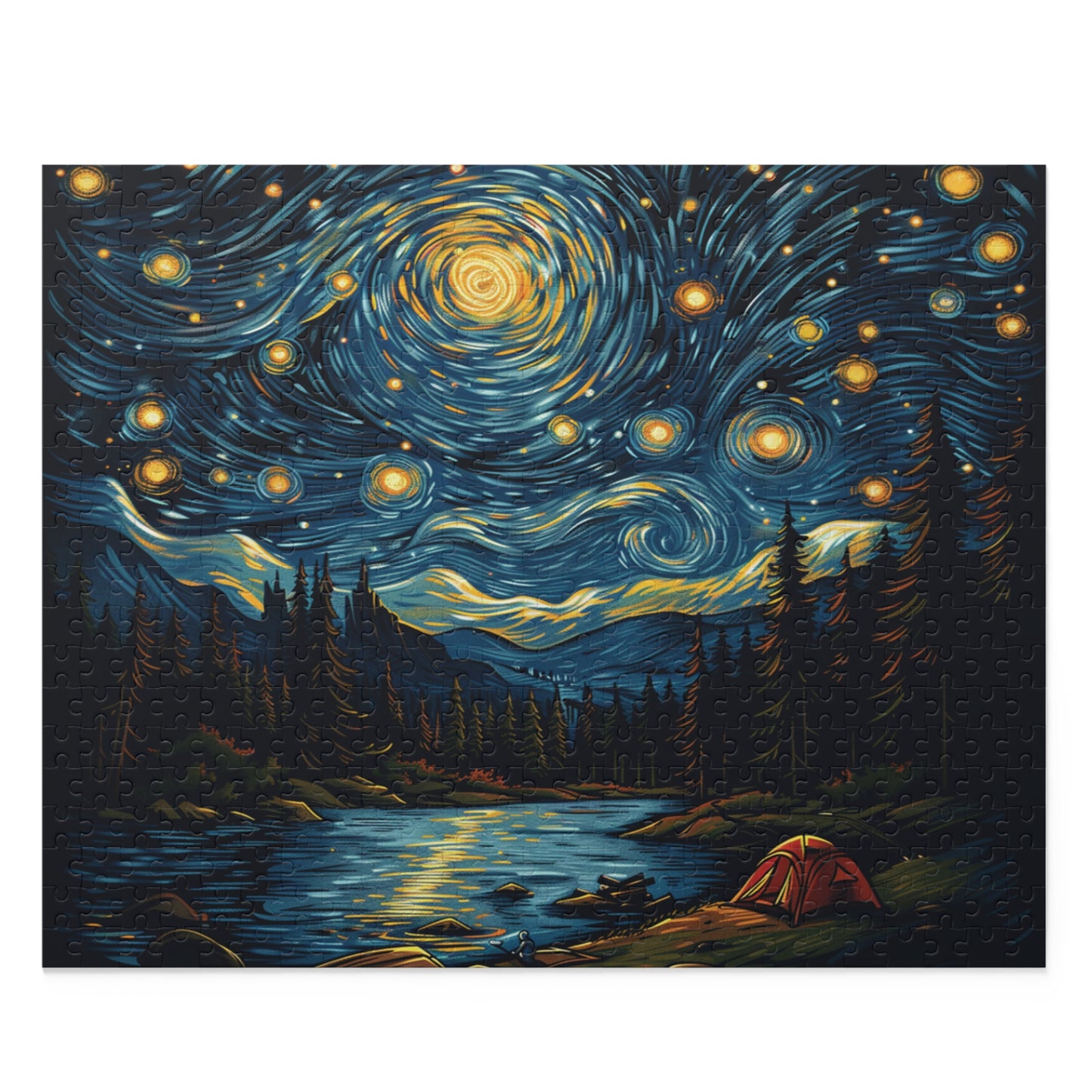 A Starry Night in the PNW Puzzle (500-Piece)